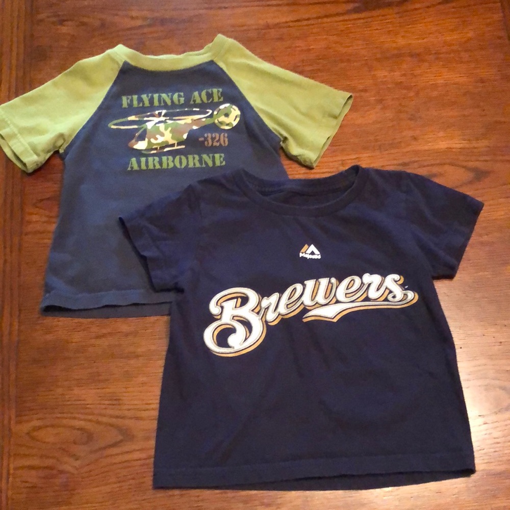 2T T Shirts Brewers Yelich & Falls Creek Kids
